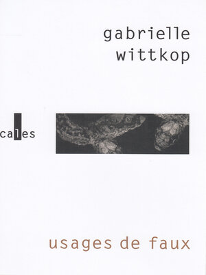 cover image of Usages de faux
